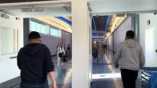 (LAS) Las Vegas, NV. Terminal 1 TSA to TSA gate concourses connections A & B & C part 2 (01/31/2024)