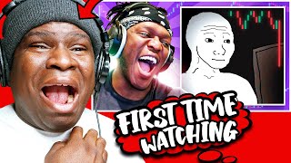 AMERICAN REACTS To KSI - Try Not To Laugh (Crypto Edition) - REACTION