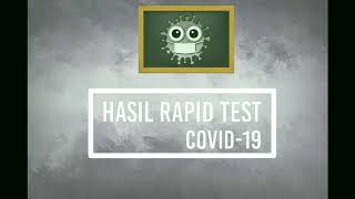 RAPID TEST bareng suami | Bagaimana hasilnya ??? | Takut tapi harus dibuka