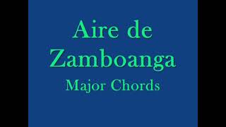 AIRE DE ZAMBOANGA : Major Chords