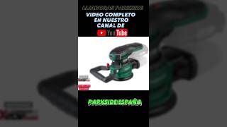 Lijadoras eléctricas Parkside #lidl #parkside #lidlonline #lijadoras