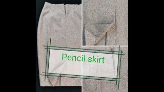 How to sew a classic pencil skirt.