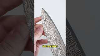 SHIRO KAMO KUROZOME DAMASCUS GYUTO 215MM #shorts