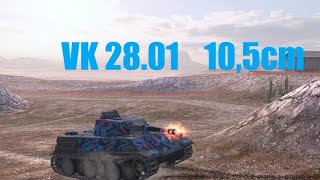 VK 28.01 10,5 cm kanone 3.1k damage | World of Tanks Blitz