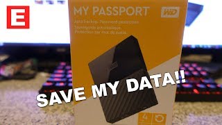 WD My Passport 4TB External Hard Drive Unboxing