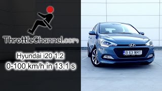 Hyundai i20 1.2 acceleration - ThrottleChannel.com