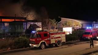 Torino, scoppia incendio in una ditta di Borgaro