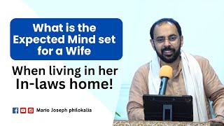 What is the expected mindset for a wife when living in her in-laws' home?