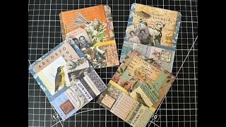 Fun Double Pockets & Journal Cards Using Tim Holtz Ephemera