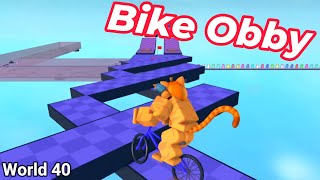 Obby But You're on a Bike (World 40) [Roblox]