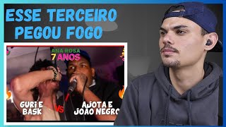 (SURREAL!! 🔥) Guri e Bask x Ajota e João Negro | FINAL | BATALHA DO ANA ROSA 7 ANOS| REACT RELÍQUIA