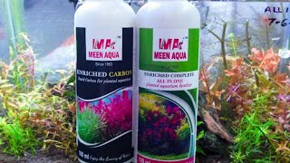 BEST LIQUID FERTILIZER FOR PLANTED TANK|FERTILIZING TEST ON NANO TANK|MEEN AQUA ENRICHED ALL IN ONE