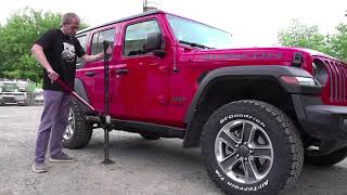 Новые силовые пороги РИФ для Jeep Wrangler JL