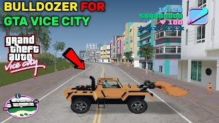 How To Get Bulldozer In GTA Vice City #SHAKEELGTA