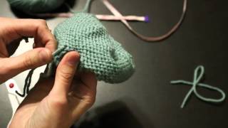 Knitting for Lefties - Newborn Beanie Series - part 5