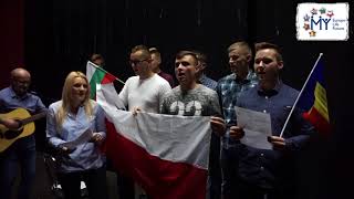 Romanian song „Andrii Popa” performer by Polish students.