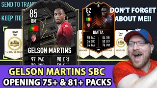 Opening 75+ Player Pick SBC & 81+ Ligue 1 Upgrade Packs - Gelson Martins Signature Signings FIFA 22