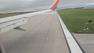 Southwest Airlines 737-700 taking off from Columbia, MO (diverted flight) (COU-STL)