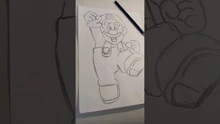 Drawing mario again after 6 years #drawing #mario