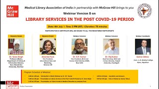 India Webinar Series: Library Services in the Post COVID-19 Period