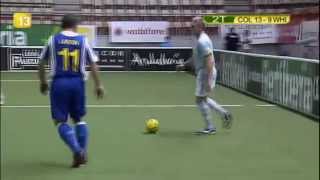 Gol de Geli (Racing) en el All Star 2011 de la Liga Fertiberia de fútbol indoor