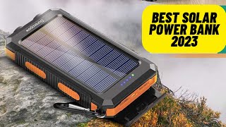 Best Solar Power Bank For The Money 2023 । Top 5 Best Solar Power Bank Review