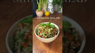 Making Shirazi Salad 🇮🇷 #saladrecipe #eatingclean #vegan #healthylifestyle