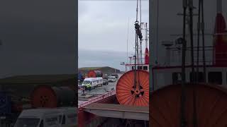 SubSea Cable Drum Vessel Discharge at PD Ports Hartlepool with a 500te Liebherr Crane