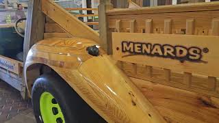 Menards "woodchopper" car 2023 Minnesota state fair