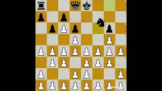 Chess Game : 255 How to play without king chess? #chess #comedyvideo #learnchesstrapin30seconds