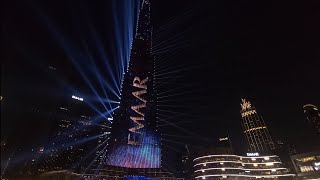 The Dubai Fountain - Lights & Laser Show (final performance)