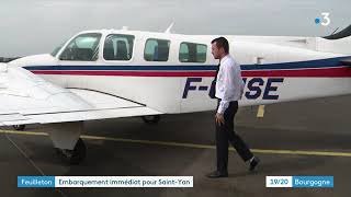 Embarquement pour l'aéroport de Saint Yan, Pilote de ligne et ENAC (1er épisode)(2022)