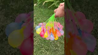 Colourful water balloons #viral #balloons #waterballon #waterballoonpop #shorts #short #shortsfeed