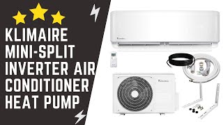 Klimaire 12.000 BTU KSIV 19 SEER Ductless Mini-Split Inverter Air Conditioner Heat Pump System