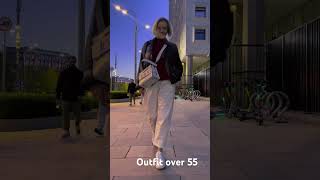 Outfit 55+  Прогулка по Москве #redscuare #outfitideas #fashion