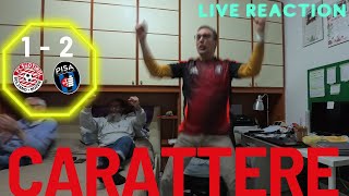 REMUNTADA!!!! SUDTIROL-PISA 1-2 "UN GOL DANESE" [LIVE REACTION]