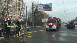 У Львові на Городоцькій горів автомобіль