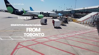 Traveling  From Toronto To Edmonton  Alberta,  Canada