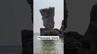 Flowerpot island #travel #tobermory #shorts