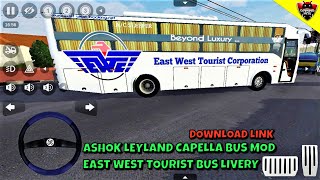 Bus Simulator Indonesia ~ New Ashok Leyland Capella Bus Mod Download Link - Android Gameplay FHD 690