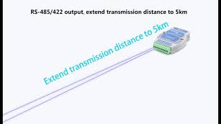 UT-503    Industrial Opto-electronic isolation RS-232 to RS-485/422 Converter.