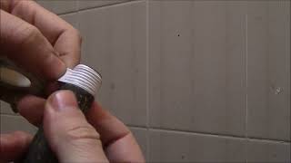 How To Apply Teflon Tape Pipe Thread Tape The Right Way Quick And Easy!