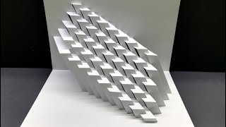 3D Geometry Card｜Pop Up Card｜Kirigami｜Paper Art｜Origami｜幾何彈出卡片 #385