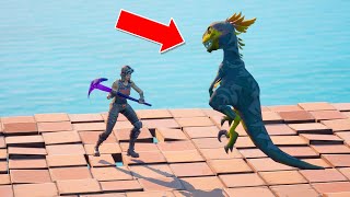 I Skybased with VELOCIRAPTORS in Fortnite...