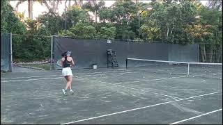 Tenis la Romana practica Hanna en Arcilla Sep 2024