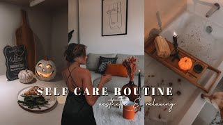 FALL Self Care Routine 🕯Aesthetic & Relaxing