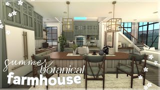 Bloxburg | Botanical Summer Farmhouse | Roblox | House Build