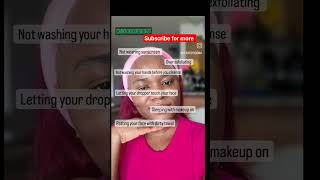 AVOID THESE MISTAKES IN Skincare #skincaremistakes #clearskin #acneskin  #skincare kindly subscribe