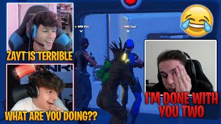 Ronaldo and Clix HILARIOUSLY *ANNOYS* Zayt Until He QUITS and ROASTS Him After! (Full Highlights)