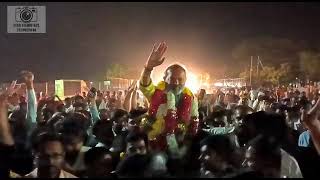 KOPPAL JDS CANDIDATE CVC CHANDRASHEKAR HUGG CROWD 🔥❣️🤞🏻💥  #koppal #jds #cvc #chandrashekar #2023